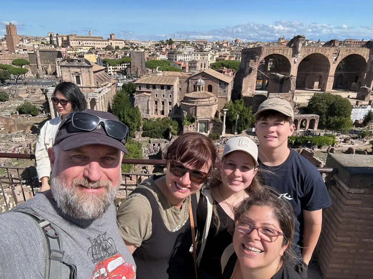 Rome with Silvia guests visiting the Colosseum